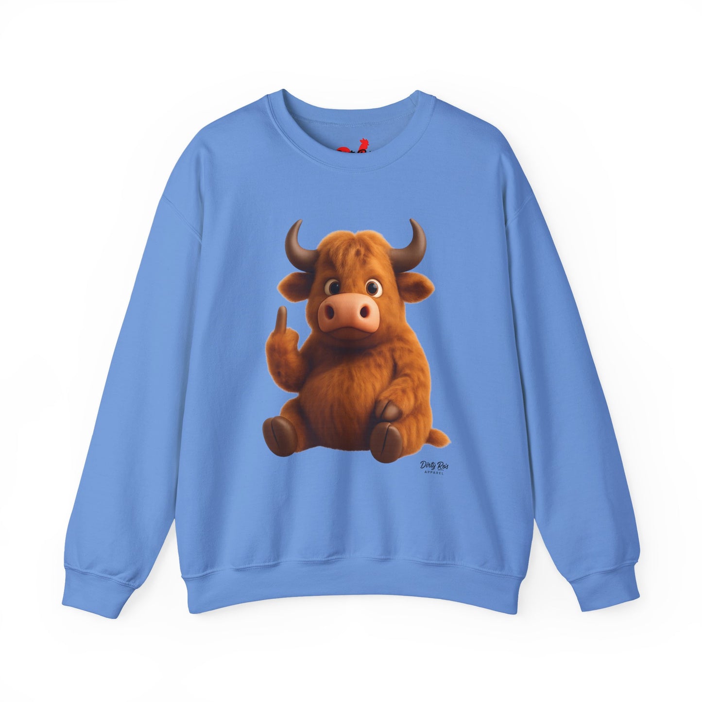 Fuzzy Cow FU | Crewneck Sweatshirt