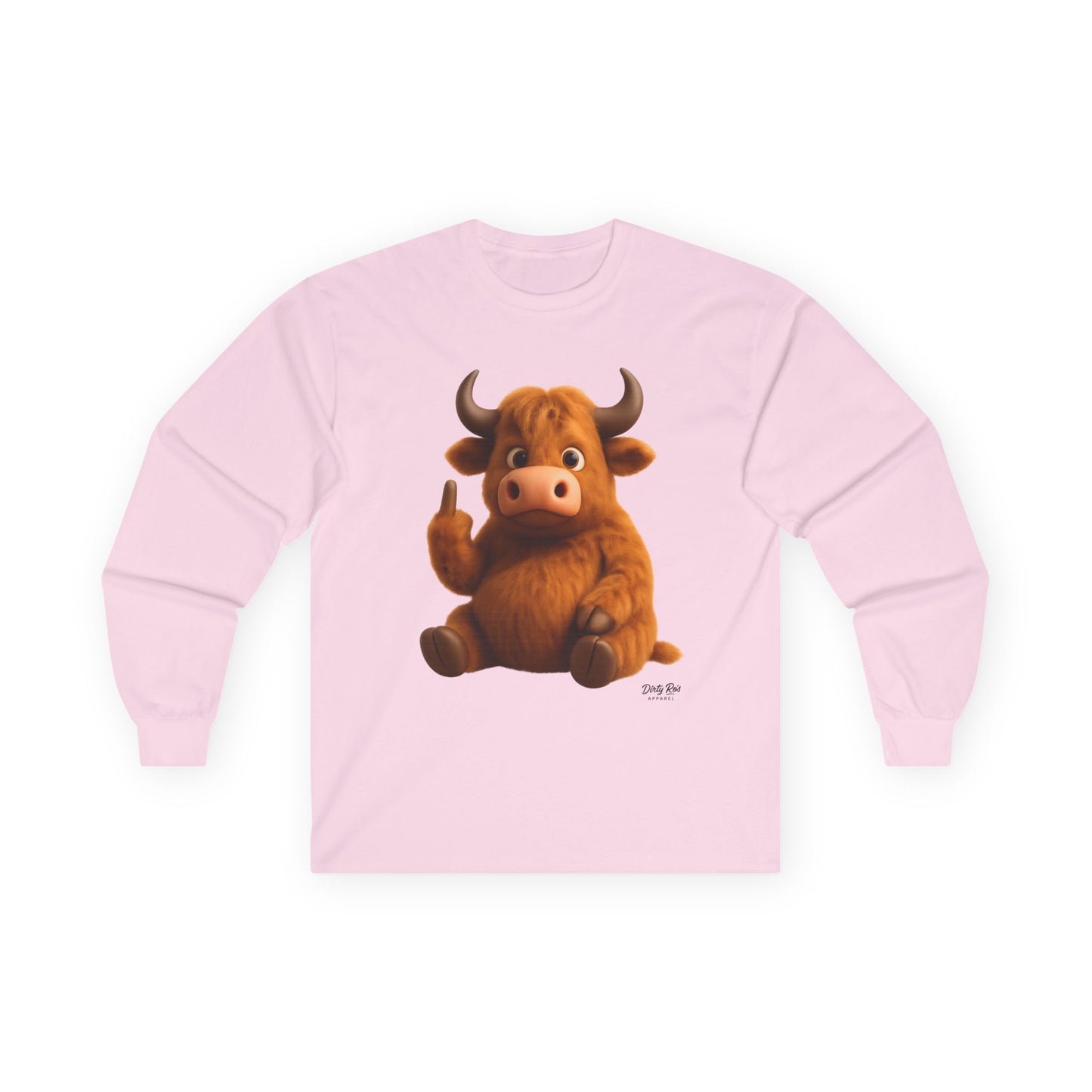 Fuzzy Cow FU | Long Sleeve Tee