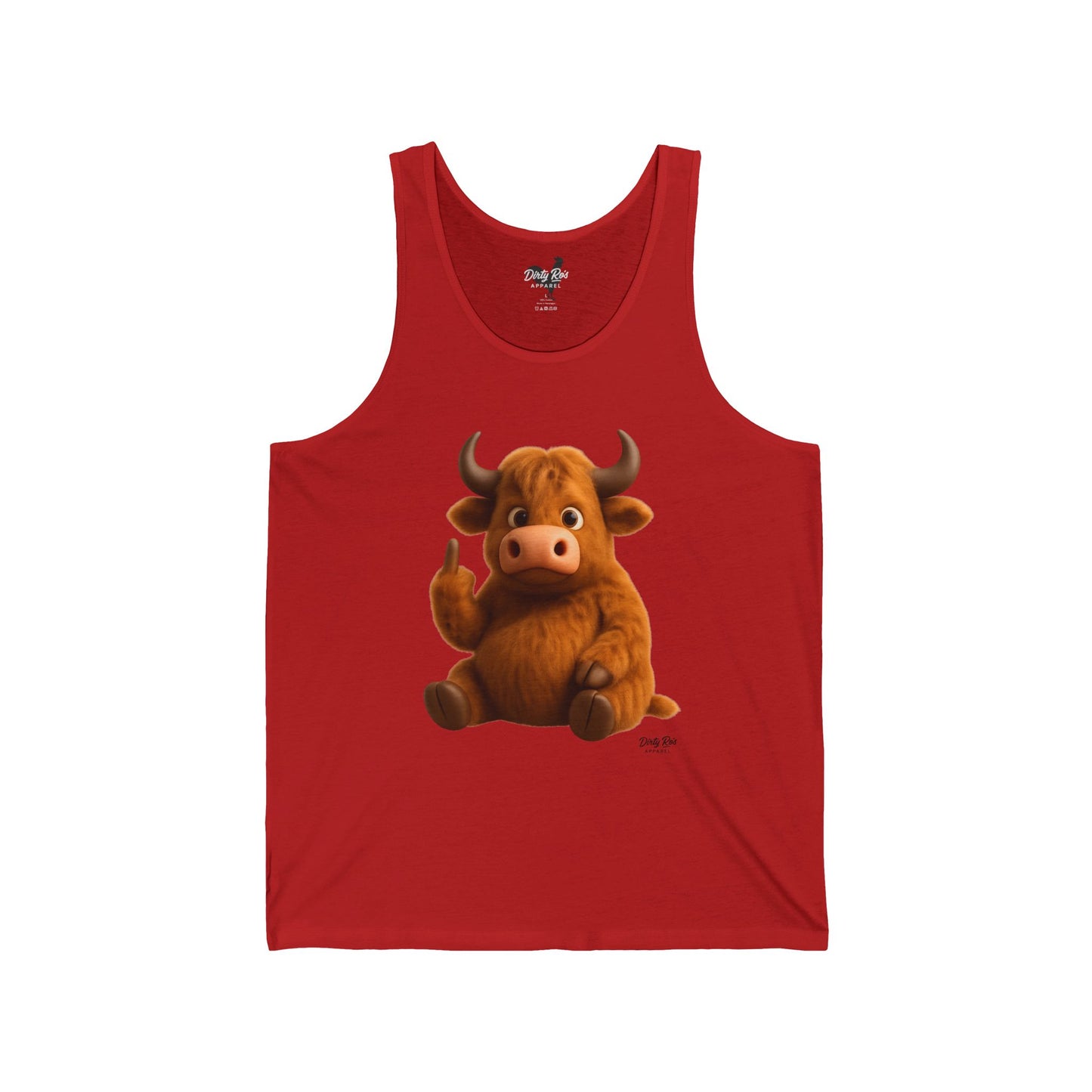 Fuzzy Cow FU | Tank Top